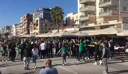 Οπαδοί του Παναθηναϊκού έστησαν πάρτι στον Βόλο ώρες πριν το ματς!