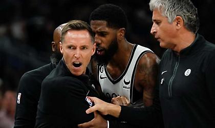 Έκτακτη σύσκεψη στα αποδυτήρια των Νετς-Νας: «Δεν είδα διάθεση»