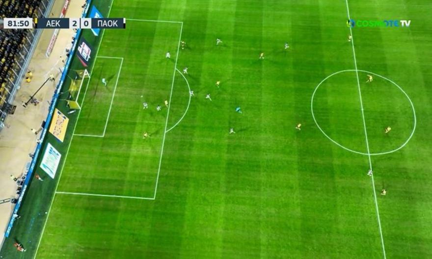 Το γκολ του Γκατσίνοβιτς από drone