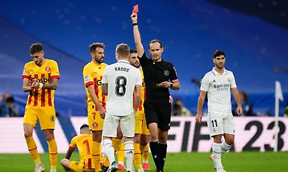 Αποβλήθηκε για πρώτη φορά στην καριέρα του ο 32χρονος Τόνι Κρόος!