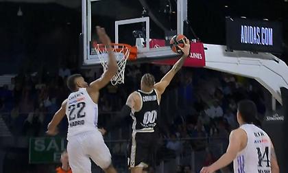 Κάρφωμα του μήνα στην Ευρωλίγκα το poster του Κορντινιέ στον Ταβάρες