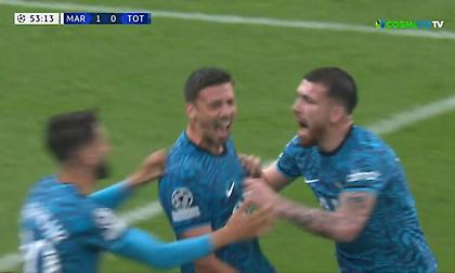 Ισοφαρίζει η Τότεναμ με δυνατή κεφαλιά του Λανγκλέ