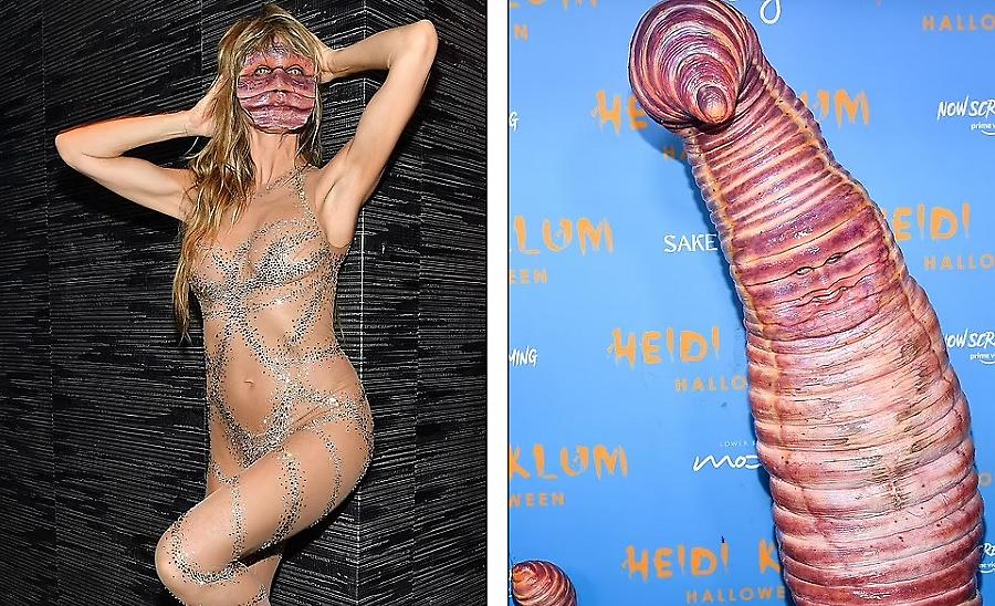 Η Χάιντι Κλουμ ντύθηκε... σέξι σκουλήκι για το Halloween