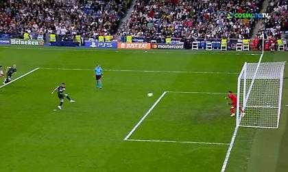 Η απόκρουση του Κουρτουά στο πέναλτι του Γιουράνοβιτς