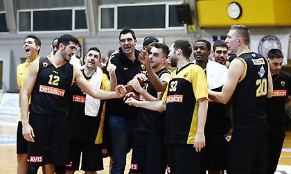 Τα στιγμιότυπα από την σπουδαία νίκη της ΑΕΚ απέναντι στο Λαύριο