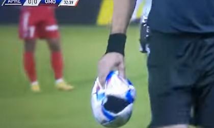 Άνοιξε στα δύο η μπάλα σε διεκδίκηση σε αγώνα στην Κύπρο!