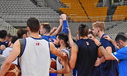 Εθνική μπάσκετ: Η τελευταία προπόνηση στο ΟΑΚΑ και η αναχώρηση για Ηράκλειο