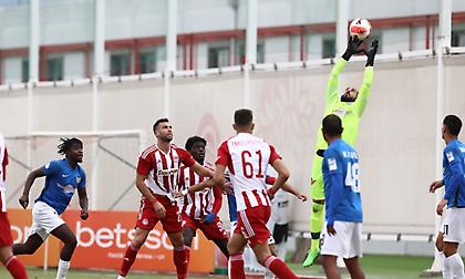 Οι δύο μεγάλες ευκαιρίες του Ολυμπιακού Β' στο πρώτο ημίχρονο με την Καλαμάτα