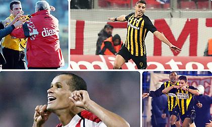 «Μπούκα» Αλέφαντου, λόμπα Ριβάλντο, γκολ Γιακουμάκη: 7 στιγμές που έχουν σημαδέψει τα Ολυμπιακός-ΑΕΚ