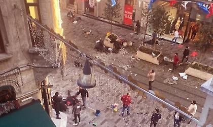 Μεγάλη έκρηξη στο κέντρο της Κωνσταντινούπολης-Αναφορές για τραυματίες