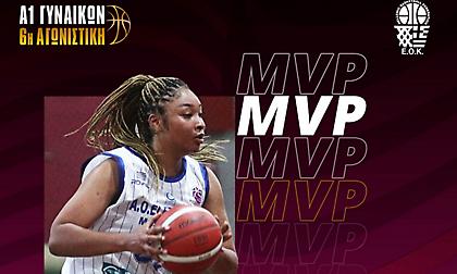 Α1 Γυναικών: MVP η Μόνικα Οκόγε