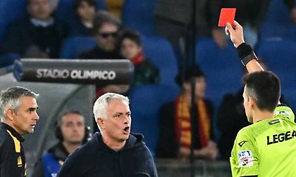 Ο Μουρίνιο τιμωρήθηκε με δύο αγωνιστικές για την αποβολή του κόντρα στην Τορίνο