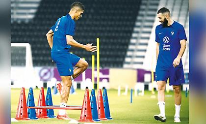 Παραμένουν αμφίβολοι για την πρεμιέρα της Γαλλίας Μπενζεμά και Βαράν