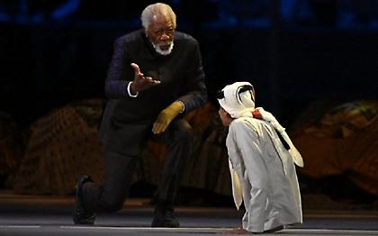 Ο Μόργκαν Φρίμαν στη σκηνή, έστειλε μήνυμα κατά των κοινωνικών διαχωρισμών