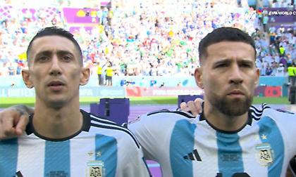 Η ανάκρουση του εθνικού ύμνου της Αργεντινής