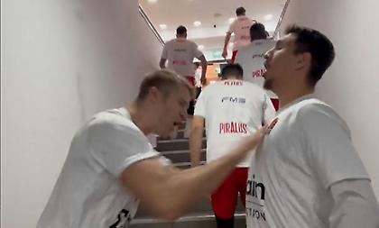 Το τελετουργικό του Ολυμπιακού... έγινε και στο Τελ Αβίβ