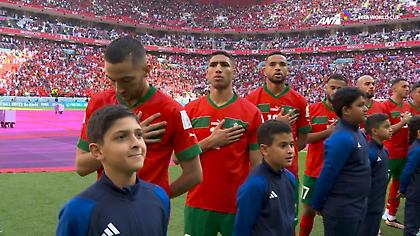 Μαρόκο-Κροατία: Η είσοδος των ομάδων και οι εθνικοί ύμνοι