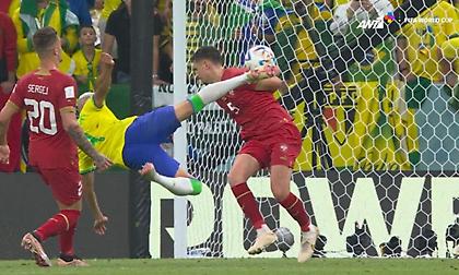 Το ασύλληπτο γυριστό του Ριτσάρλισον για το 2-0 της Βραζιλίας!