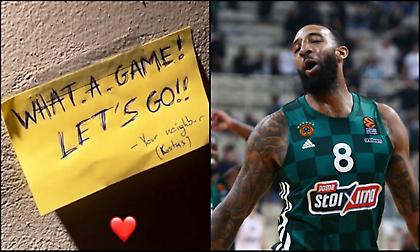 Ο γείτονας του Γουίλιαμς του άφησε σημείωμα με... συγχαρητήρια στην πόρτα!