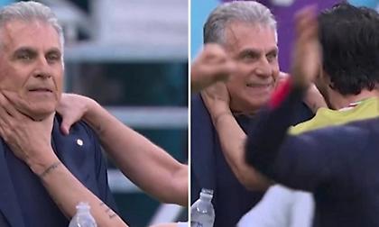 Ο Αζμούν πήγε να… πνίξει από τη χαρά του τον Κεϊρόζ! (video)