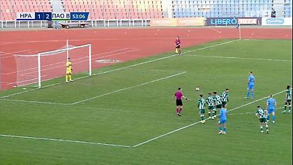 Ηρακλής - Παναθηναϊκός Β’: Ισοφάρισε με ανύπαρκτο πέναλτι ο Μελούνοβιτς