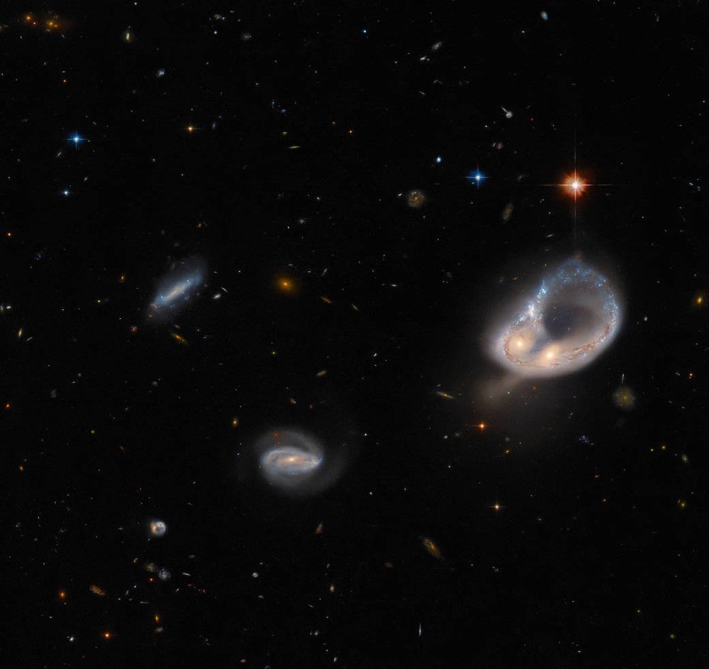 NASA: Έτσι φαίνεται η συγχώνευση γαλαξιών