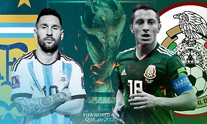 Οι ενδεκάδες Αργεντινής και Μεξικού - Στον πάγκο ο Πινέδα