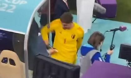 Ξέσπασε στον πάγκο ο Κουρτουά μετά την ήττα από το Μαρόκο