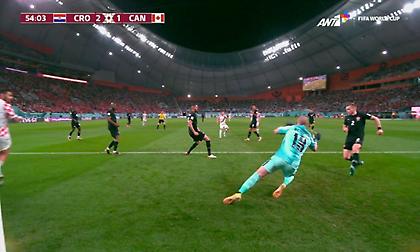 Κοντά στο τρίτο γκολ με τον Κράμαριτς η Κροατία, απέκρουσε ενστικτωδώς ο Μπόργιαν