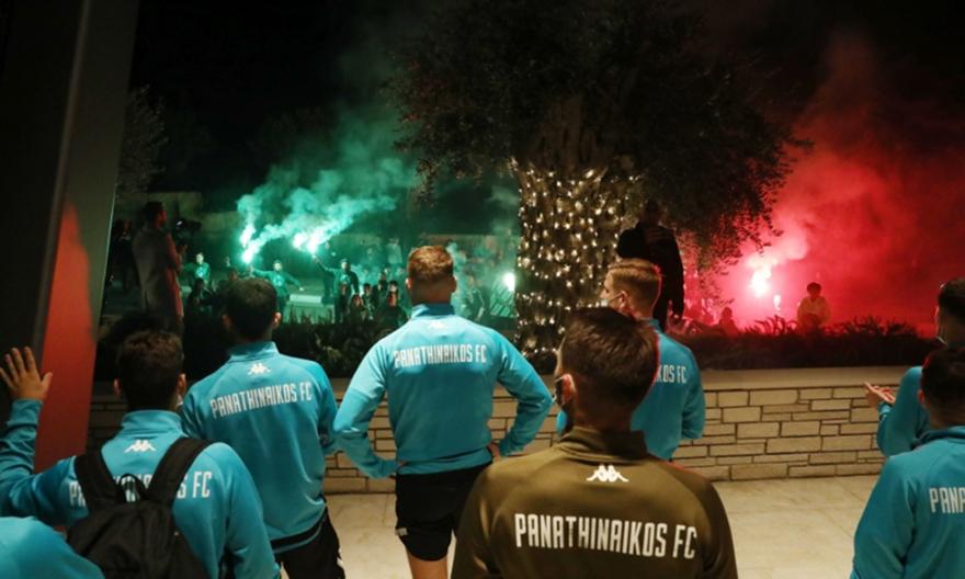 Αποθέωση από τον κόσμο του Παναθηναϊκού στην Κύπρο - Επαθαν πλάκα οι παίκτες!
