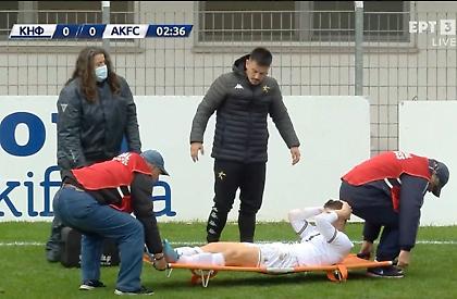 Άτυχος ο Ρώσσης, χτύπησε σοβαρά και αποχώρησε στο πρώτο λεπτό!