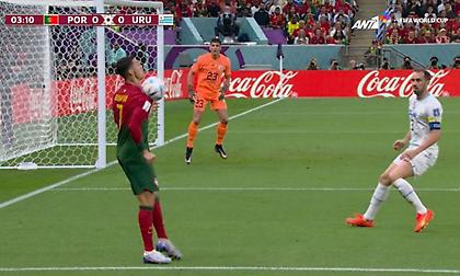 Πάσα του Ρονάλντο με τον ώμο, άστοχο το βολέ του Καρβάλιο