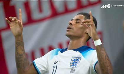 Ο Ράσφορντ με απίθανη εκτέλεση φάουλ έδωσε το προβάδισμα στην Αγγλία!