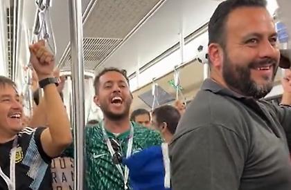 Σαουδάραβας τραγουδά σύνθημα της Αργεντινής στο Μετρό και αποθεώνεται από τους Αργεντινούς