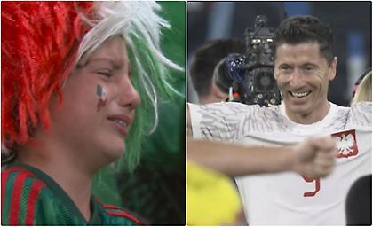 Απόλυτο κοντράστ: Πανηγυρισμοί για τους ηττημένους Πολωνούς, κλάματα για τους νικητές Μεξικανούς