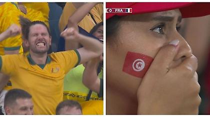 Απίθανες εναλλαγές συναισθημάτων: Από τους πανηγυρισμούς στα κλάματα οι Τυνήσιοι