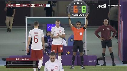 Πρώτη συμμετοχή Σιμάνσκι στο Μουντιάλ, πέρασε αλλαγή στο 62'