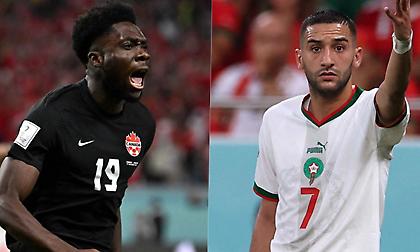 Οι ενδεκάδες στο Καναδάς-Μαρόκο