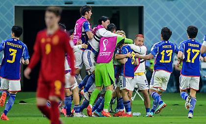 Μυθική Ιαπωνία, έφερε «τούμπα» την Ισπανία και πέταξε έξω τη Γερμανία!