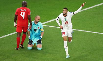 Τρομερή συνεργασία Χακίμι και Εν-Νεσίρι, 2-0 και με το ενάμισι πόδι στους «16» το Μαρόκο!