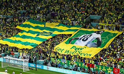 Στο πλευρό του Πελέ οι Βραζιλιάνοι: Το συγκινητικό πανό στις εξέδρες (pics/video)