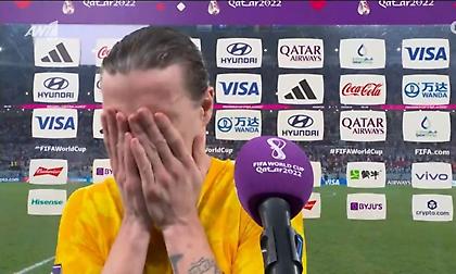 Λύγισε μπροστά στην κάμερα μετά το αποκλεισμό της Αυστραλίας ο Ιρβάιν