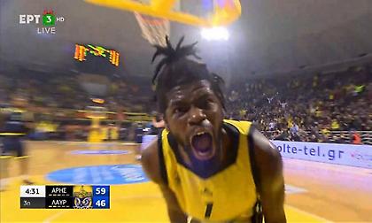 Το ΝΒΑ... στο «Αλεξάνδρειο»: Φοβερός αιφνιδιασμός του Άρη και κάρφωμα του Γκούντγουιν!