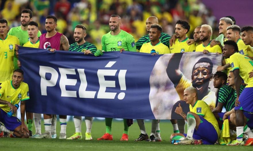 Βραζιλία-Νότια Κορέα: Το πανό των Βραζιλιάνων για τον Πελέ - Ποδόσφαιρο - Μουντιάλ 2022 | sport-fm.gr: bwinΣΠΟΡ FM 94.6