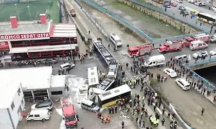 Κωνσταντινούπολη: Σύγκρουση τραμ με λεωφορείο - 19 τραυματίες