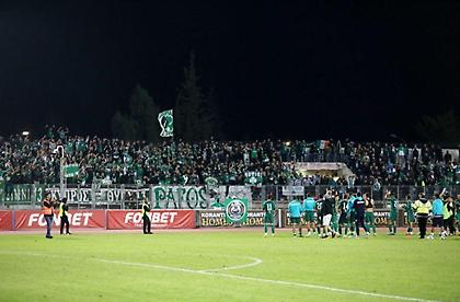 Παναθηναϊκός: Ζήτησε πρωτάθλημα ο κόσμος μετά τη λήξη του αγώνα με την Πάφο