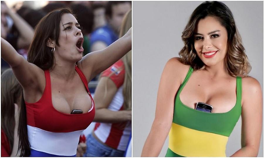 Η Παραγουανή... Μις Μουντιάλ του 2010 στηρίζει τη Βραζιλία στο Κατάρ!