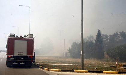 Φωτιά σε λεωφορείο που μετέφερε παιδιά στη Θεσσαλονίκη