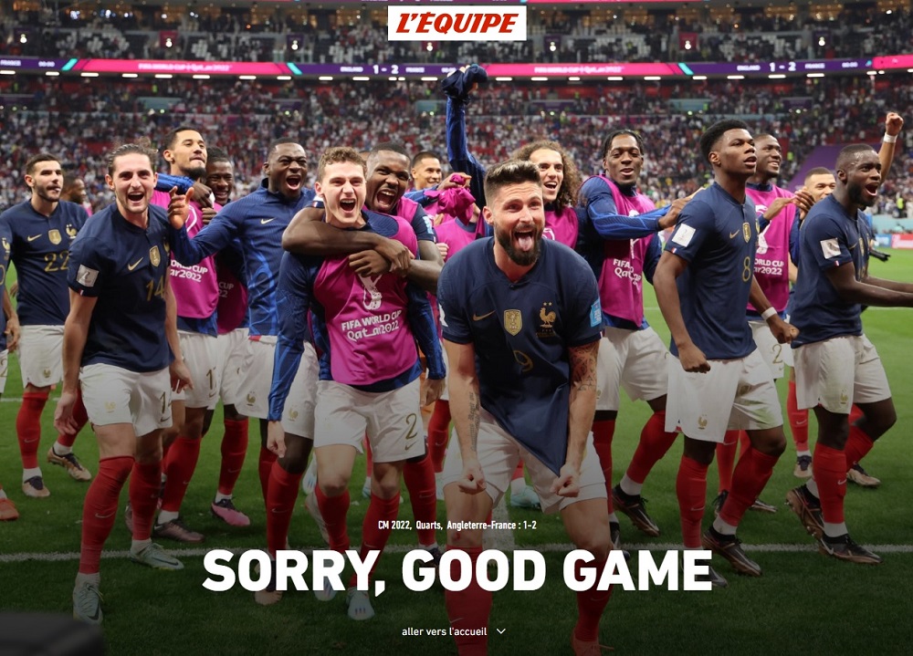 Μουντιάλ 2022: H Equipe τρολάρει... τους Άγγλους (ΦΩΤΟ)