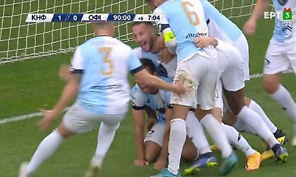 Tα καλύτερα στιγμιότυπα της νίκης-θρίλερ της Κηφισιάς με τον ΟΦ Ιεράπετρας